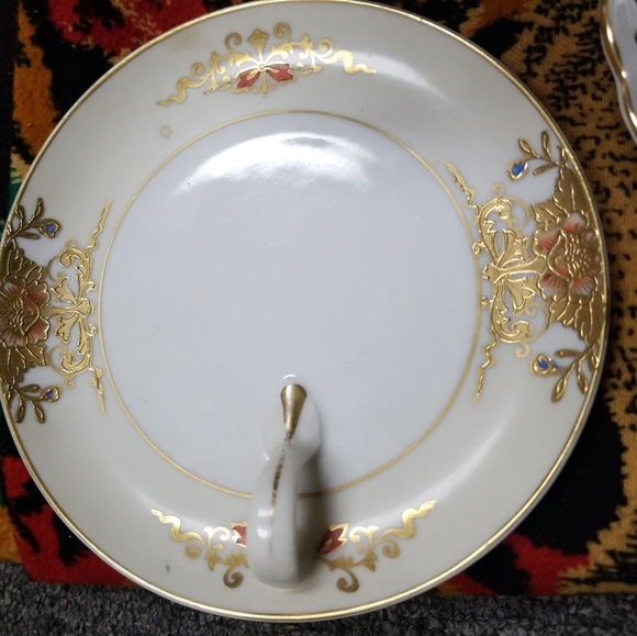 vintage Noritake hand painted lemon dish 1930's - Picture 7 of 7